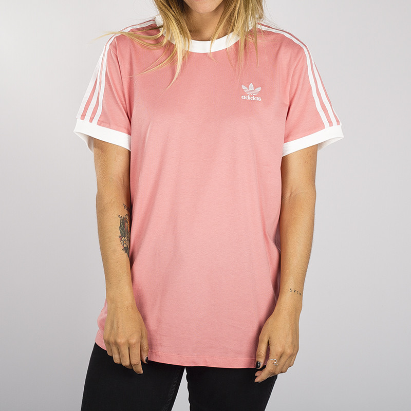 camiseta adidas rosa mujer
