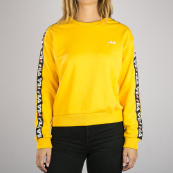 sudadera reebok mujer amarillo