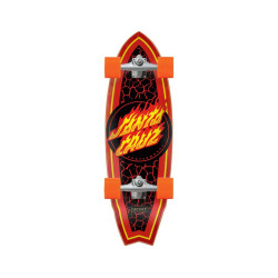 FLAME DOT SHARK SURF SKATE 9.85 X 31.52