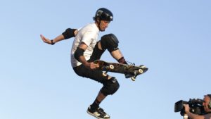 tony hawk skateboarding