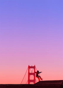 san francisco skate sunset