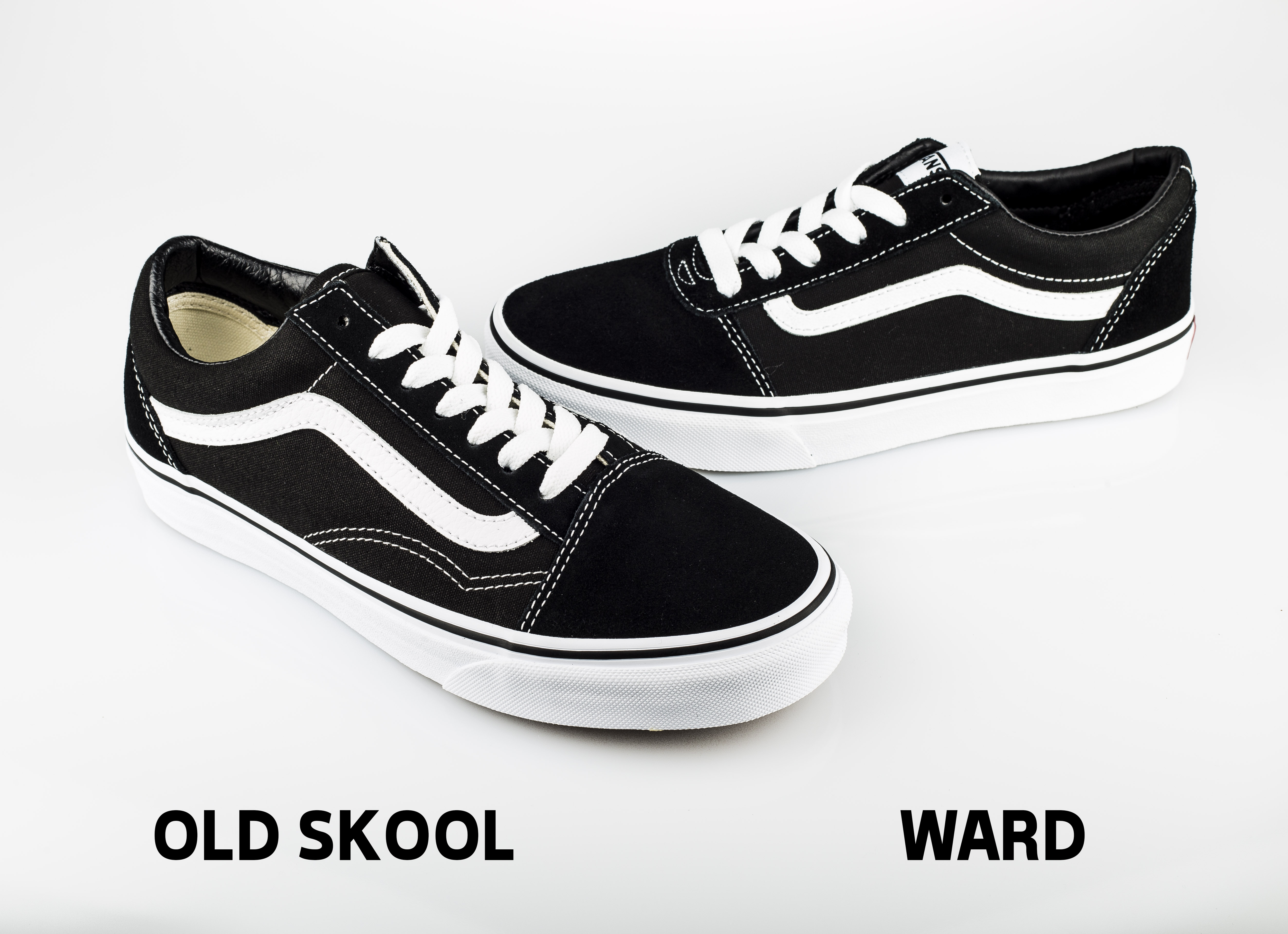 vans ward sneakers vs old skool